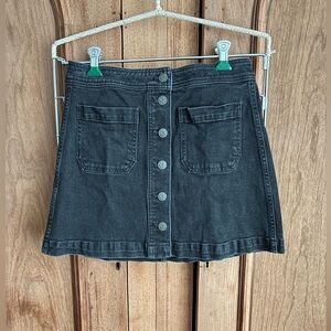 Madewell Stretch Denim A-line Mini Skirt